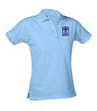 Girl Fit Polo Embroidered- Pique SS- ST. Mary Williamston
