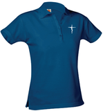Girl Fit Polo Embroidered- Pique SS- Lansing Catholic