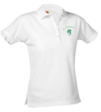 Girl Fit Polo Embroidered- Pique SS- St. Thomas Aquinas