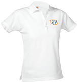 Girl Fit Polo Embroidered- Pique SS- St. John Vianney