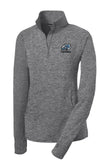 Ladies 1/4 Zip Pullover-LCHS FOOTBALL