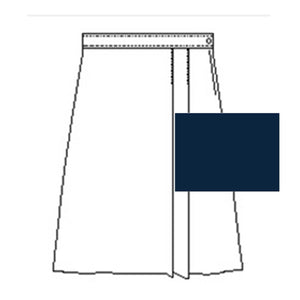 2 Pleat with Liner Navy Skort