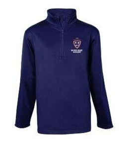 Unisex Navy Sport-Wick Stretch 1/4 Zip Pullover- Sacred Heart Academy