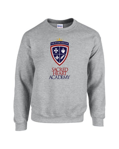 18000-Crew Neck Sweatshirt  with Sacred Heart  Logo
