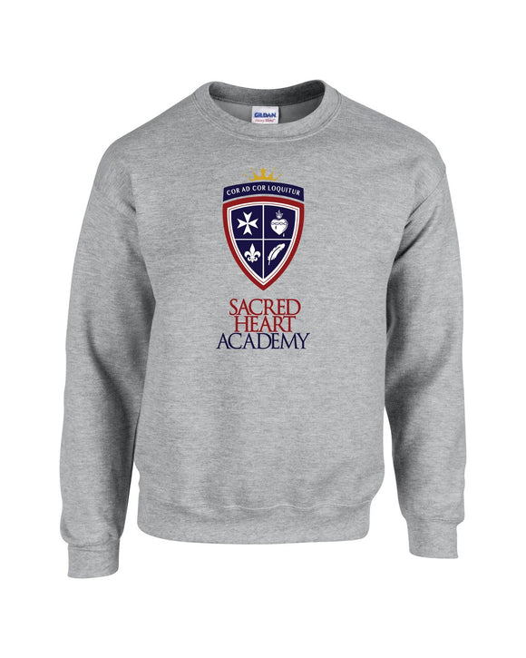 18000-Crew Neck Sweatshirt  with Sacred Heart  Logo