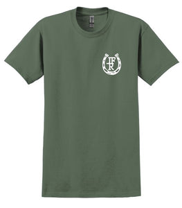 Jewels Faith Ranch-T Shirt-Military Green