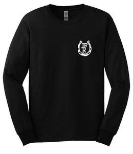 Jewels Faith Ranch-Adult and Youth-Long Sleeve Shirt- Midnight Black