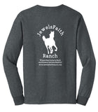 Jewels Faith Ranch-Adult and Youth-Long Sleeve Shirt- Charcoal Heather