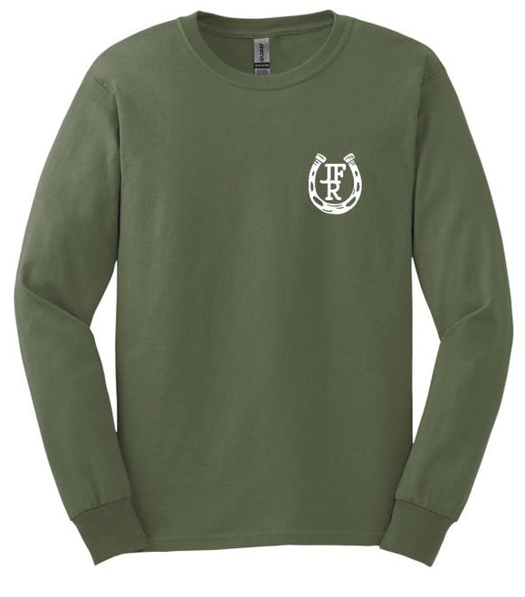 Jewels Faith Ranch-Long Sleeve Shirt-Military Green