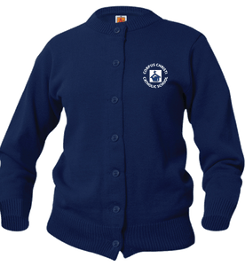 V-neck Navy Sweater Card wPkt- Corpus Christi