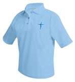 Unisex Embroidered Polo- Pique SS- Lansing Catholic
