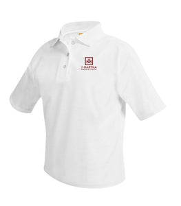 Unisex Embroidered Polo- Pique SS- St. Martha