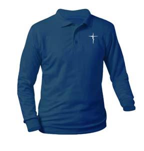 Unisex Embroidered Polo- Dri Fit LS- Lansing Catholic