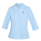 EMB-2416A/4416Y Oxford 3/4 Sleeve Lansing Catholic