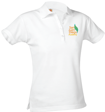 Girl Fit Polo Embroidered- Pique SS- San Juan Diego