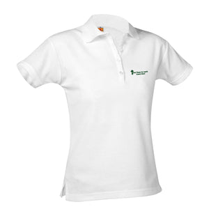 Girl Fit Polo Embroidered- Pique SS- St. Thomas Apostle