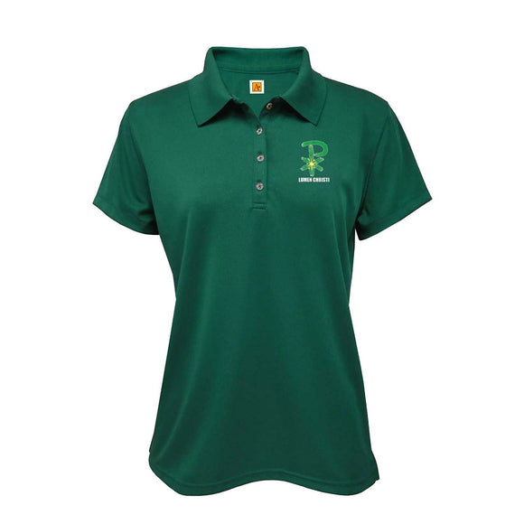 Girl FIt Polo Embroidered- Dri Fit SS- Lumen Christi