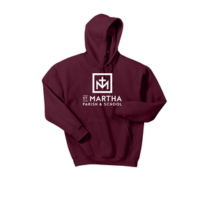 *SPIRIT WEAR* Hooded Sweatshirt St. Martha Spirit Logo