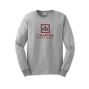 *SPIRIT WEAR* Long Sleeve T-shirt St. Martha Spirit Logo