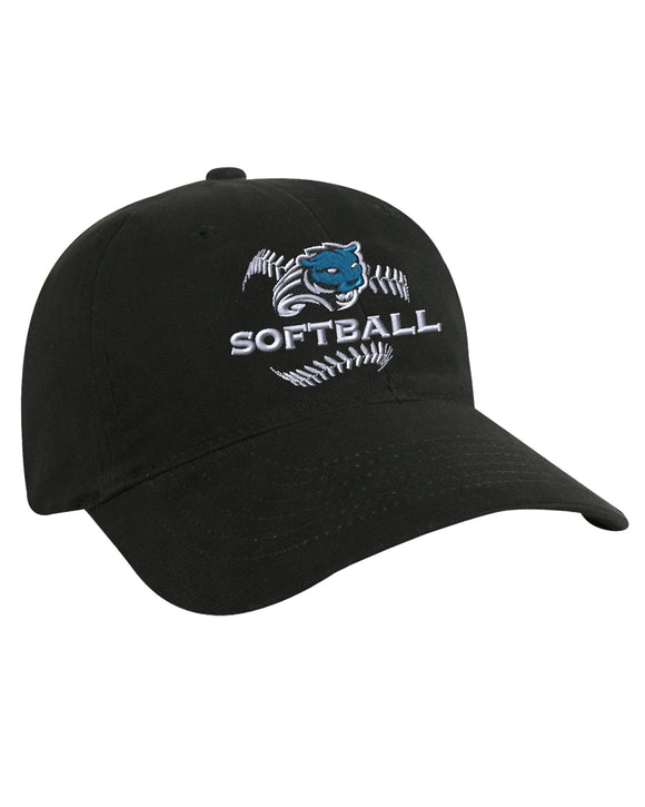 LCHS Softball Hat with Logo - KC500 Black Cap