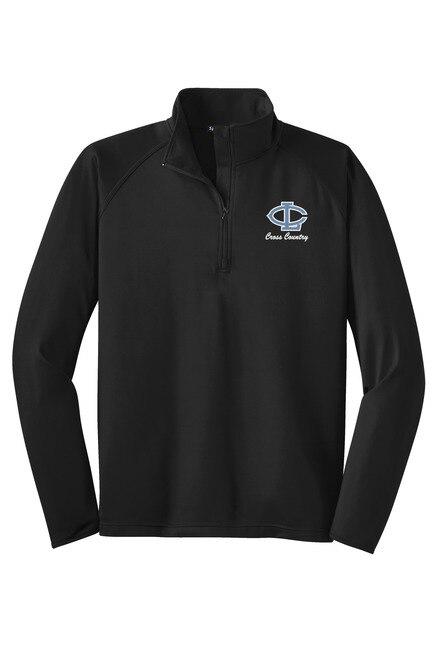 Unisex Black 1/4 Zip Pullover- LCHS CROSS COUNTRY